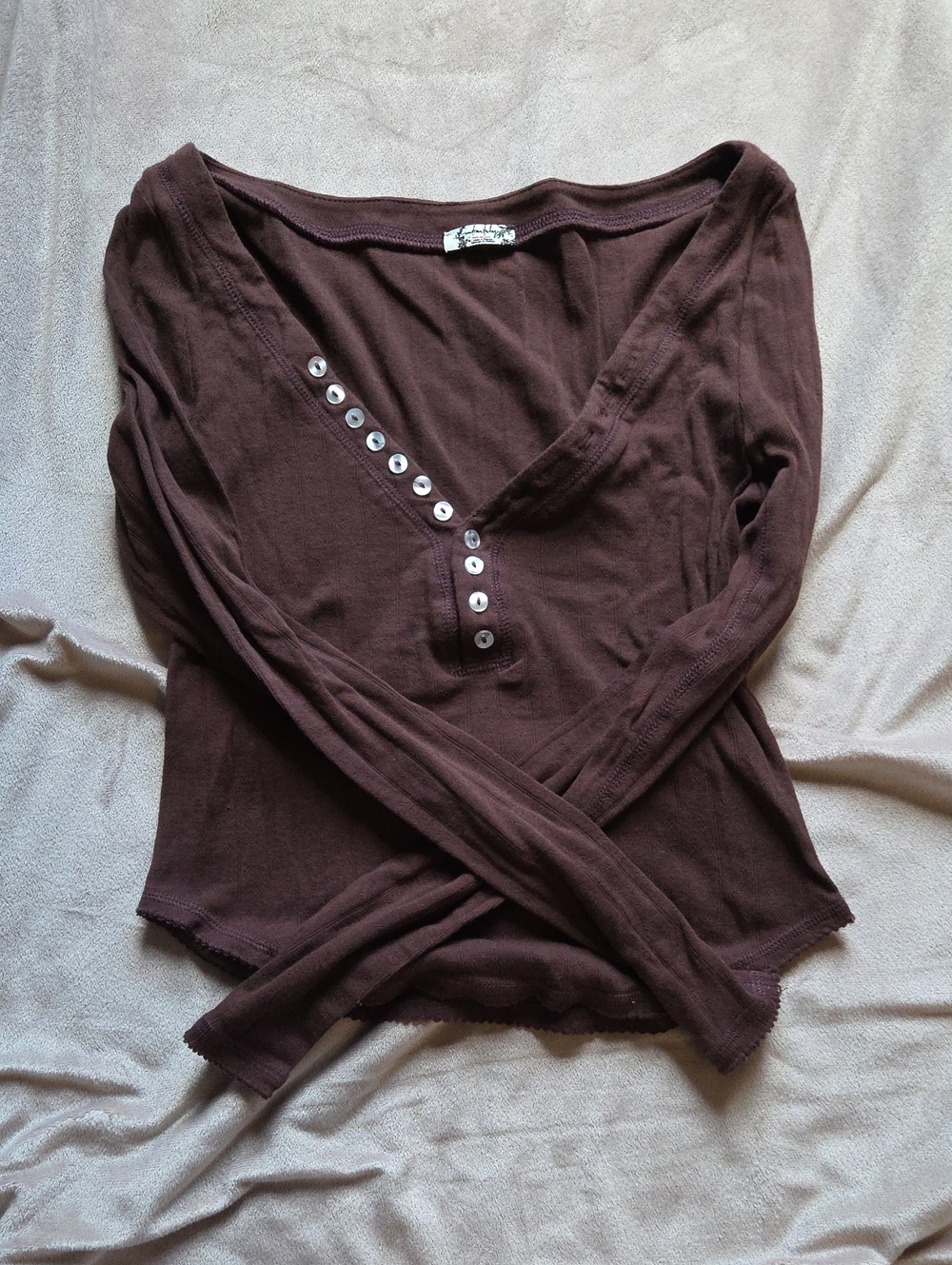 Free People Button Down Longsleeve